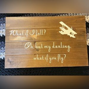 Handmade decorative sign